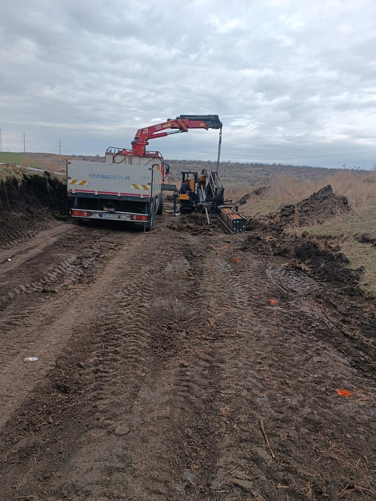 Railway crossing by Horizontal Directional Drilling (HDD) at Bișghioz