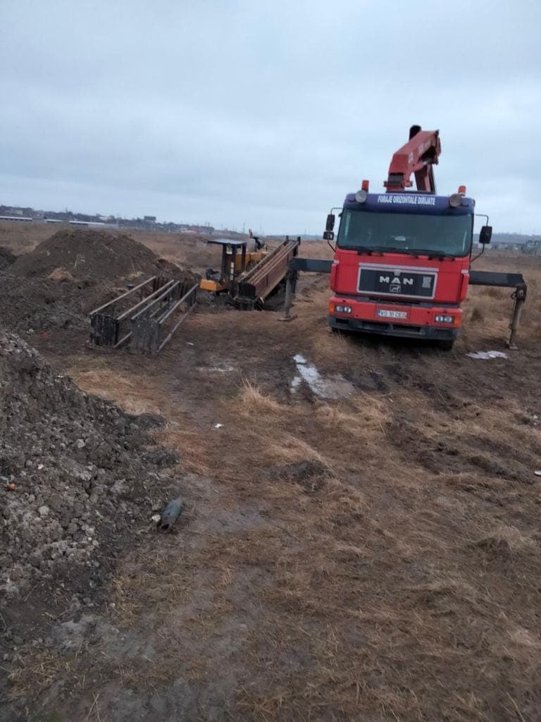 Horizontal Directional Drilling (HDD) for a sewer collector in Comrat